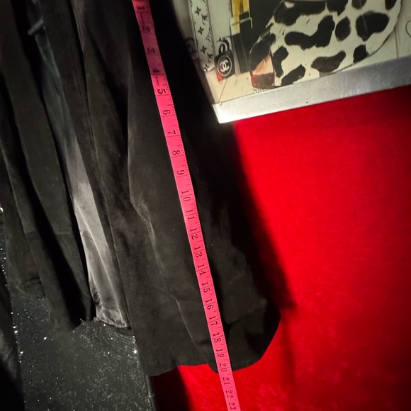 Danier BLACK LARGE flowing oversized M woman's 90's swing jacket. - Picture 16 of 16